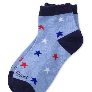 Life is Goods Girls Stars Quarter Socks L